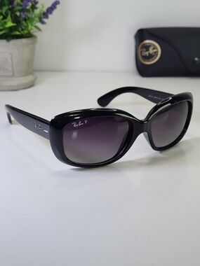 Ray-Ban Polarized Jackie OHH. RB 4101 Women's Black Sunglasses